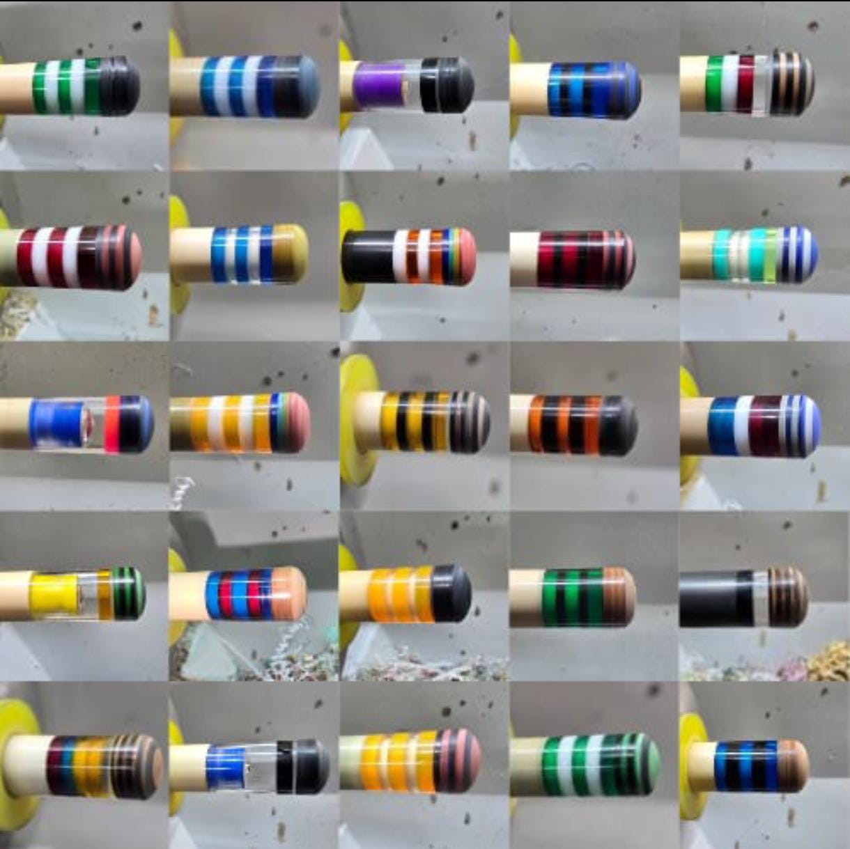 Virola transparente instalada con supresor de impacto